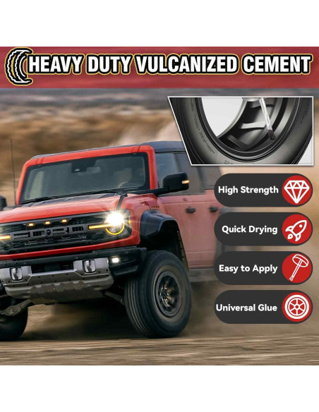 Cemento Vulcanizante Químico 100ml Vereclue para Neumáticos