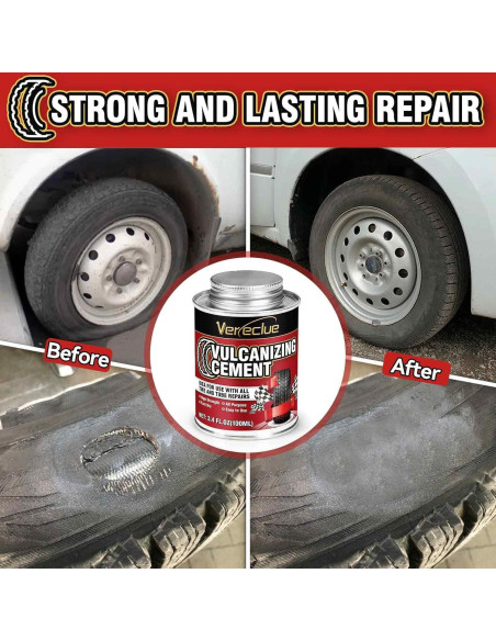 Cemento Vulcanizante Químico 100ml Vereclue para Neumáticos