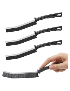 Cepillo de Limpieza de Grietas Jedrey - 3 Piezas, Cerdas Duras