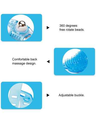 Bola de Masaje Mano Boseen Compacta Alivio Dolor Azul