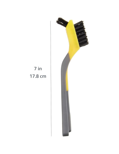 Cepillos Mini de Acero Inoxidable Amazon Basics - Paquete de 3