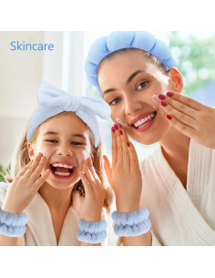 Banda Facial de Microfibra Chanaco - Set 2 Bandas y 4 Muñequera 2