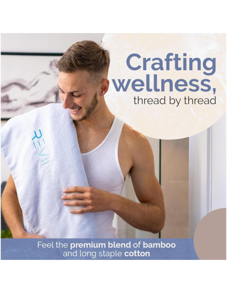 Toalla de Inserción para Sauna REVIIV 70x30 cm 3 Piezas