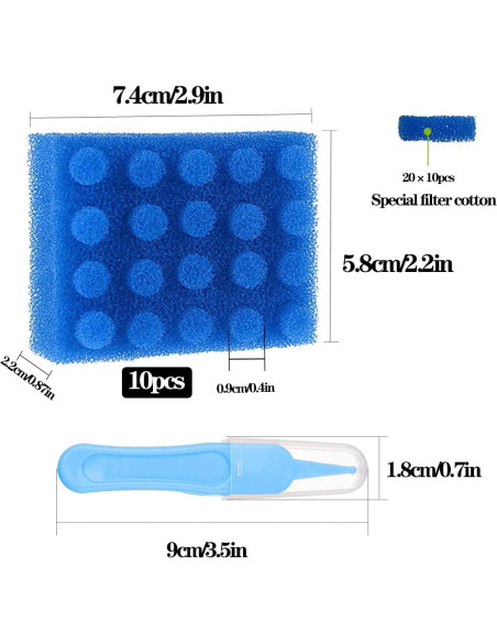 200 Filtros Higiénicos para Aspirador Nasal Bebé NoseFrida