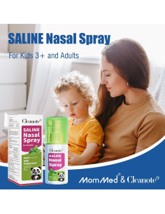 Spray Nasal Salino para Niños 3+ MOMMED 60 ml Paquete de 2 2