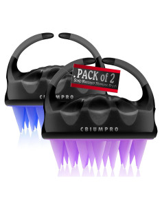 Cepillo Masajeador Cbiumpro 2 Pack Exfoliador Cuero Cabelludo