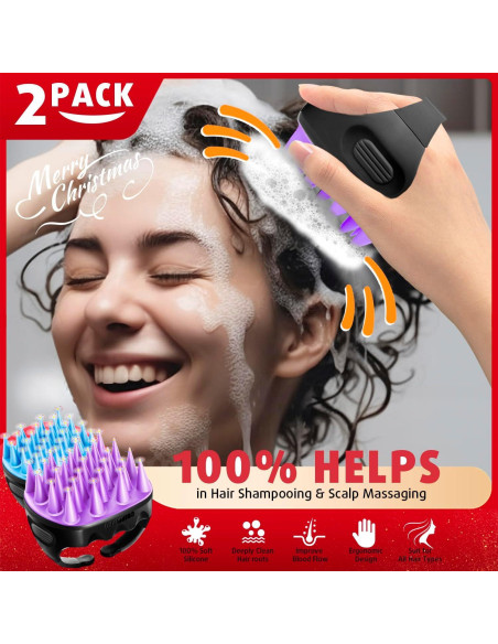 Cepillo Masajeador Cbiumpro 2 Pack Exfoliador Cuero Cabelludo Cepillo Masajeador Cbiumpro 2 Pack Exfoliador Cuero Cabelludo
