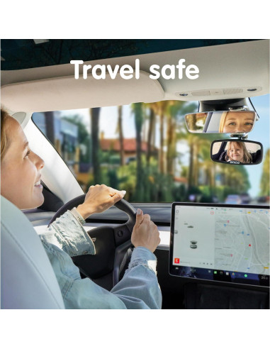 Espejo Clip-On para Bebé Onco - A Prueba de Roturas 5.8x12.4cm