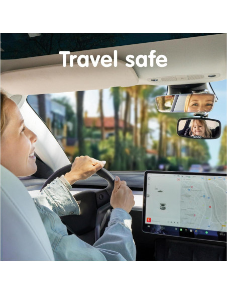 Espejo Clip-On para Bebé Onco - A Prueba de Roturas 5.8x12.4cm