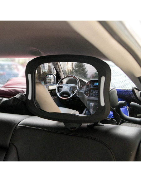 Espejo de Coche para Bebé FITNATE LED Ajustable 360