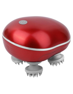 Masajeador Eléctrico Sereficy para Cuero Cabelludo Rojo