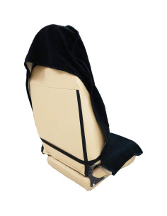 Protector de Asiento de Coche LoyaGour Negro 74.93x142.24cm 2