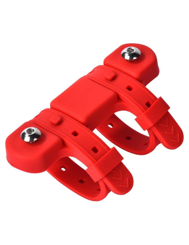 Base de Montaje para Botella ZONKIE - Silicona, Rojo