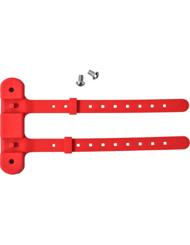 Base de Montaje para Botella ZONKIE - Silicona, Rojo