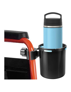Soporte para Tazas Kevenal Ajustable para Silla de Ruedas