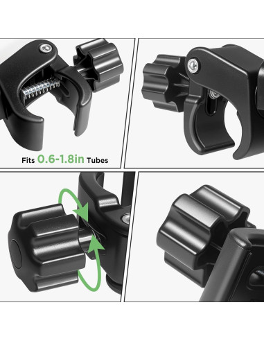 Soporte para Tazas Kevenal Ajustable para Silla de Ruedas