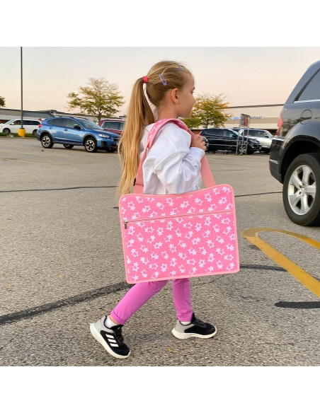 Bandeja de Viaje para Niños MENZOKE Rosa con Soporte para Tableta