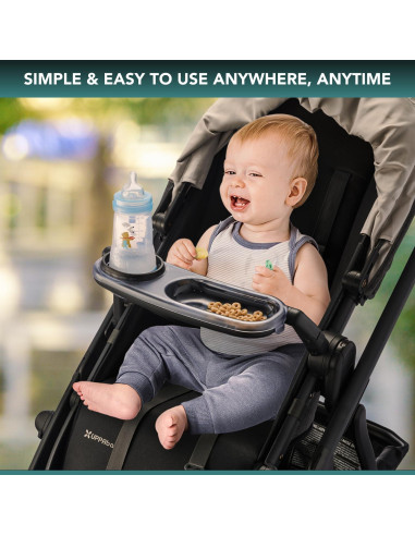 Bandeja de Snacks UPPAbaby Vista/Cruz V2, Lavable, 1 Compartimento