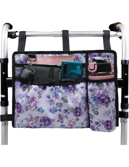 Bolsa para Andador Pouch Caroo con Soporte para Taza 39x27cm