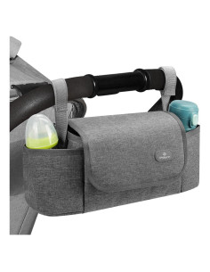 Bolsa Organizadora para Carriola Philorn Gris con Portavasos