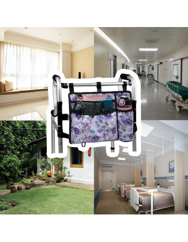 Bolsa para Andador Pouch Caroo con Soporte para Taza 39x27cm