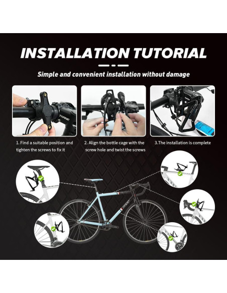 Soporte para Botella de Agua Chemini Universal 360 Negro y Azul