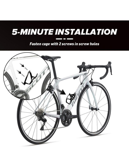 Soporte para Botella de Agua Chemini Universal 360 Negro y Azul