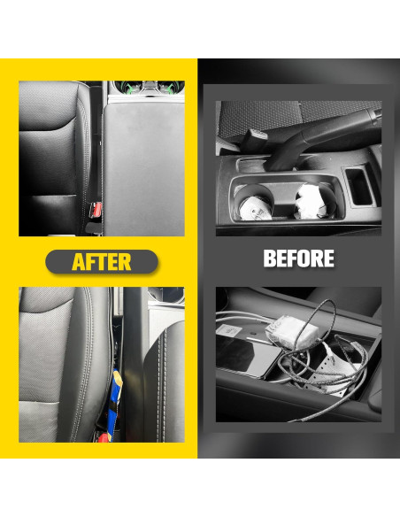 Organizador de Relleno de Espacio entre Asientos ZOSANY Negro