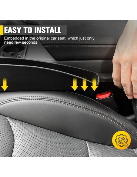 Organizador de Relleno de Espacio entre Asientos ZOSANY Negro