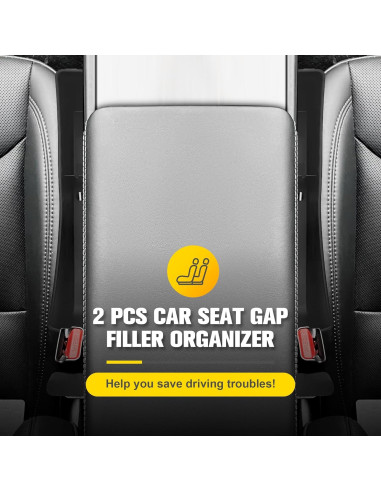 Organizador de Relleno de Espacio entre Asientos ZOSANY Negro