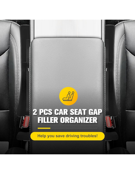 Organizador de Relleno de Espacio entre Asientos ZOSANY Negro