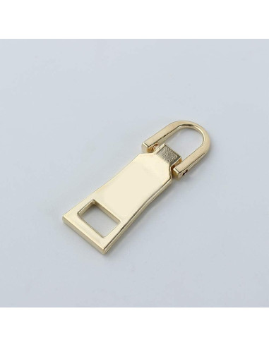 Tiradores de Cremallera TypoGrove 2 Pcs Plateado 2.5 cm