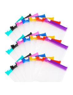 21 Bolsas de Pastillas EVA con Cierre Zip - 7 Colores