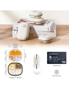 Estuche para Pastillas Zannaki Pequeño Organizador 7 Días 2