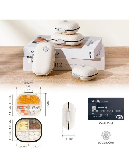 Estuche para Pastillas Zannaki Pequeño Organizador 7 Días