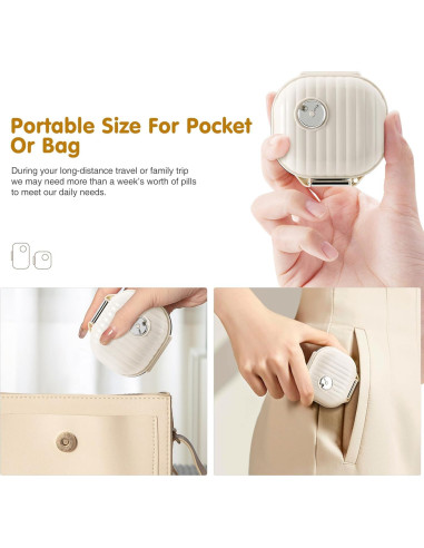 Estuche para Pastillas Zannaki Pequeño Organizador 7 Días