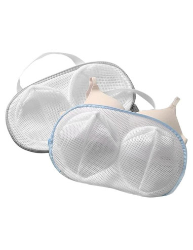 Juego de 2 bolsas de lavado de sujetadores Gouccpu 30x21cm