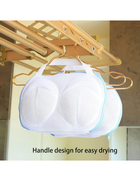 Juego de 2 bolsas de lavado de sujetadores Gouccpu 30x21cm