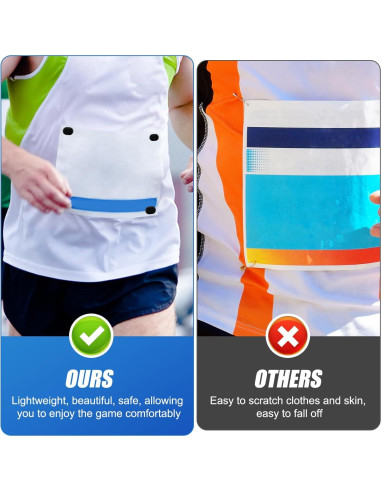 10 Pares de Clips Magnéticos para Número de Carrera Gosknor