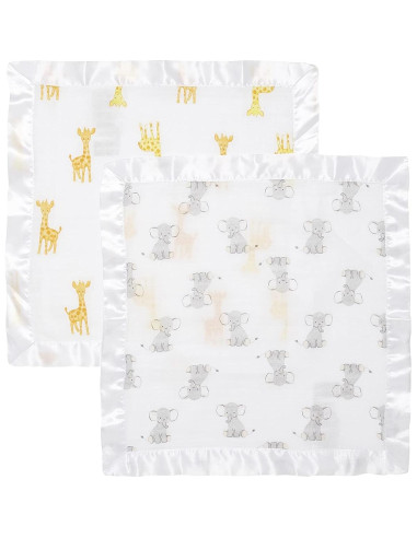 aden + anais Manta de Seguridad Issie 2 Paquete 100% Algodón