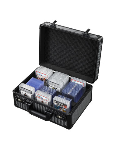 Caja de Almacenamiento de Cartas Boldblox 99+ PSA y 350 Toploaders