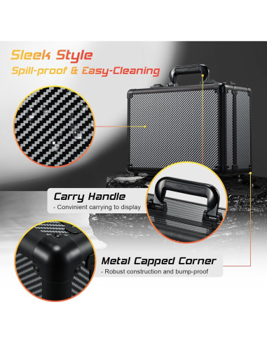 Caja de Almacenamiento de Cartas Boldblox 99+ PSA y 350 Toploaders