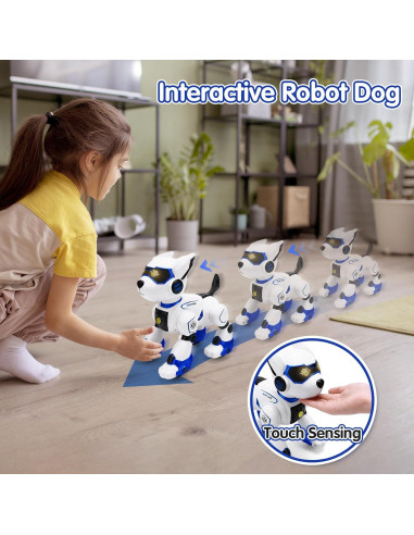 Perro Robot Interactivo GUANGDONG R27 con Control Remoto y Voz