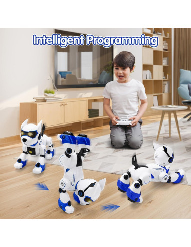 Perro Robot Interactivo GUANGDONG R27 con Control Remoto y Voz