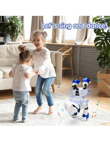 Perro Robot Interactivo GUANGDONG R27 con Control Remoto y Voz