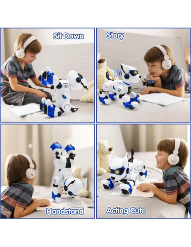 Perro Robot Interactivo GUANGDONG R27 con Control Remoto y Voz