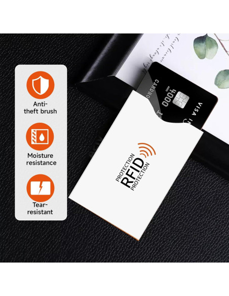 10 Fundas Bloqueadoras RFID para Tarjetas de Crédito RWSEFK
