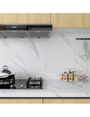 Papel Contacto Autoadhesivo Mármol Blanco Holomey 121.92x500.58 cm