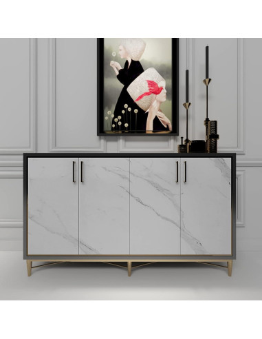 Papel Contacto Autoadhesivo Mármol Blanco Holomey 121.92x500.58 cm