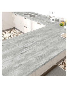 Papel Contacto Autoadhesivo WESTICK Madera Gris 40.01x498.68 cm